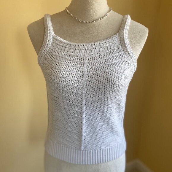 Marled Tops - MARLED high quality, not see-through, white knit cami, XS